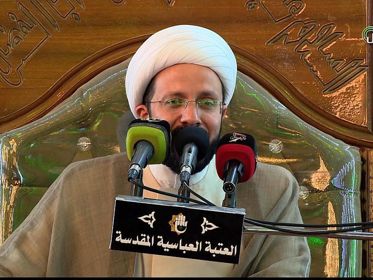 محاضرة الشيخ عبد الصاحب الطائي في الصحن العباسي الشريف 12 رمضان 1439هـ